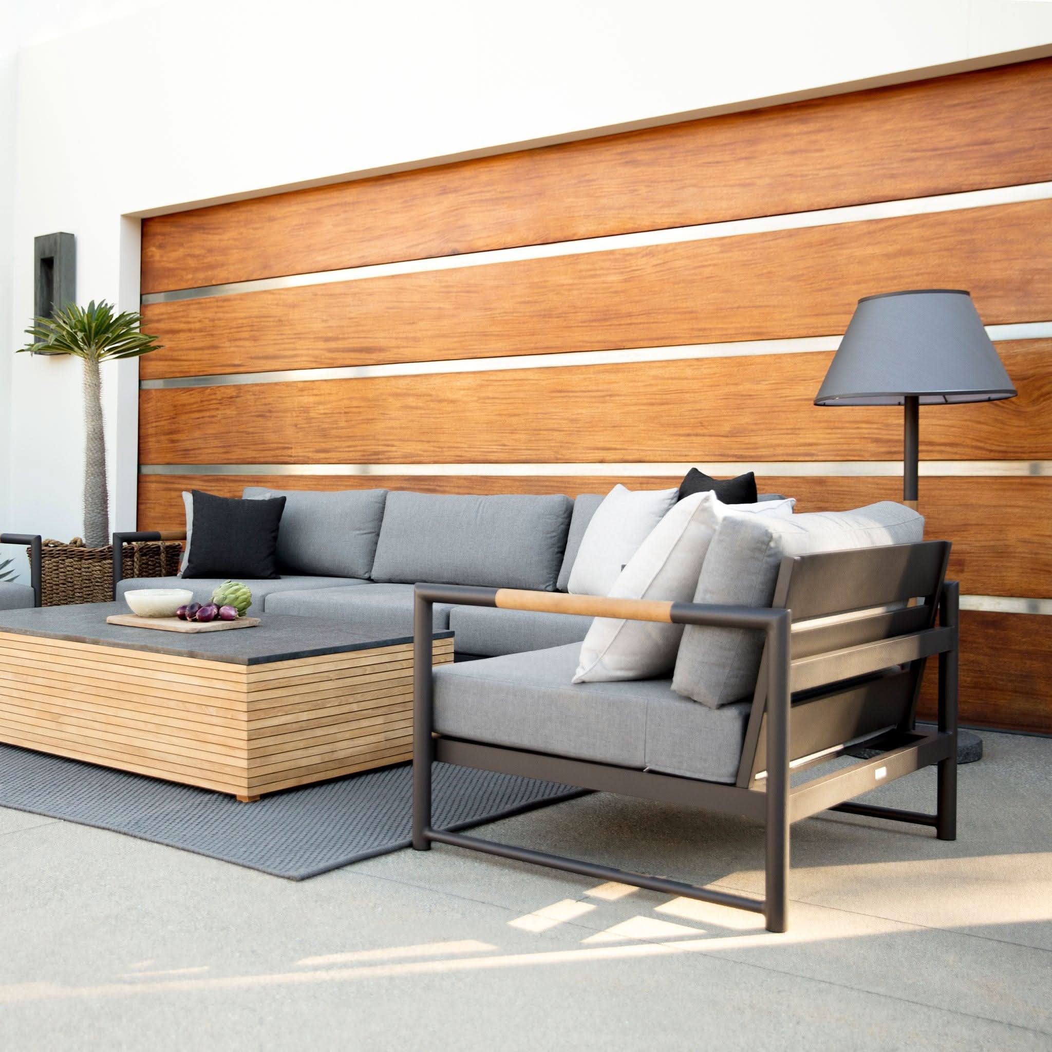 Breeze Xl Aluminum 3 Seat Sofa - Image 7