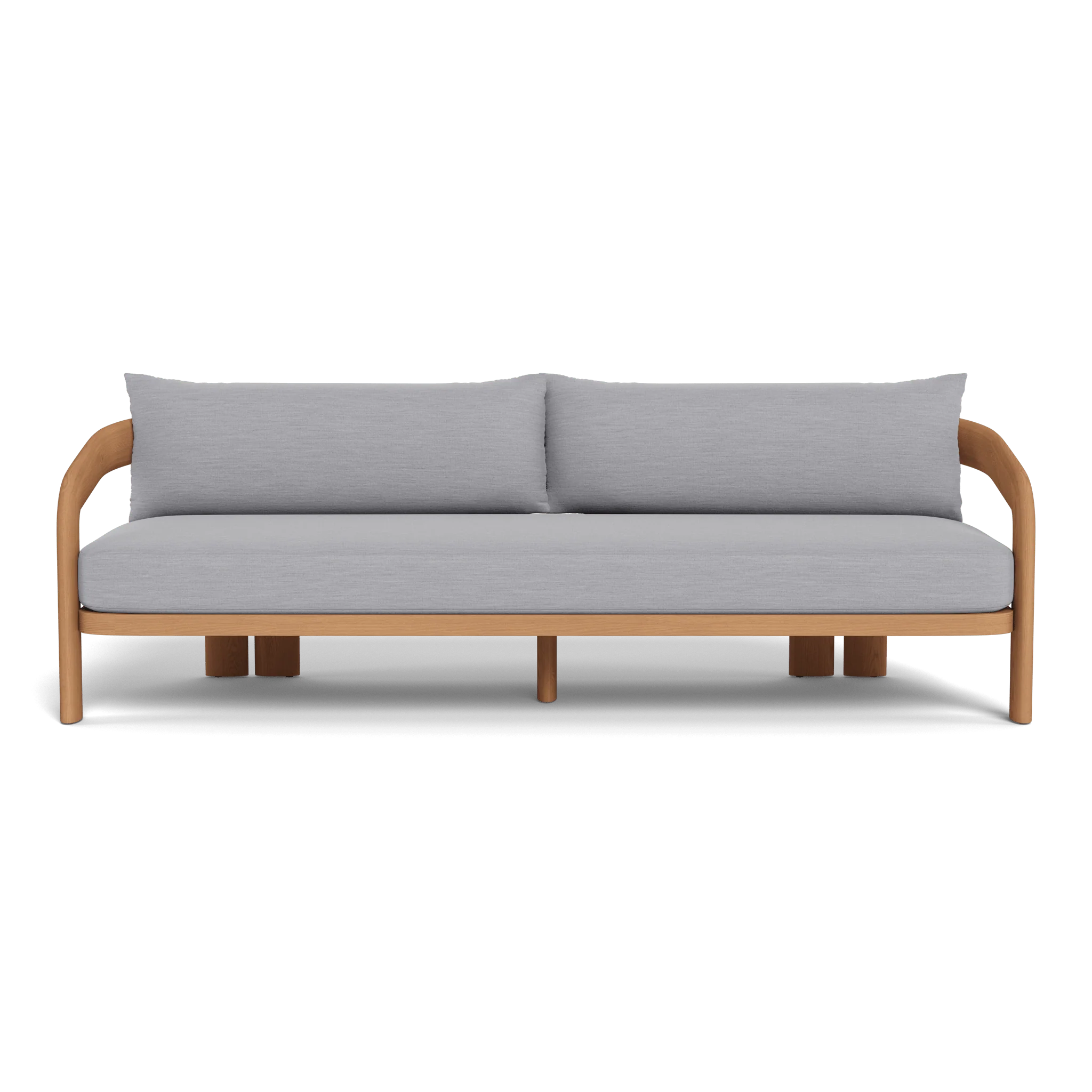 Chloe Teak 3 Seat Sofa - Image 10