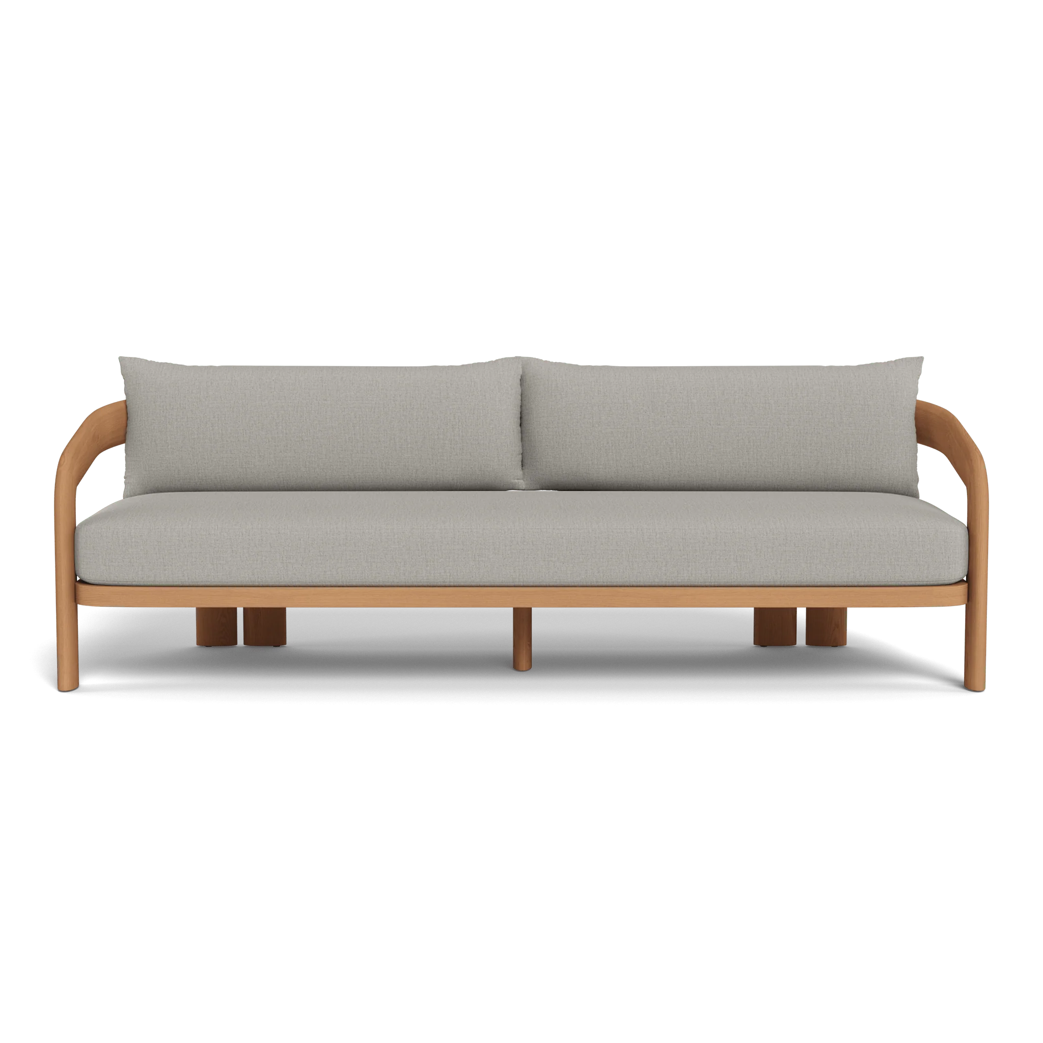 Chloe Teak 3 Seat Sofa - Image 39