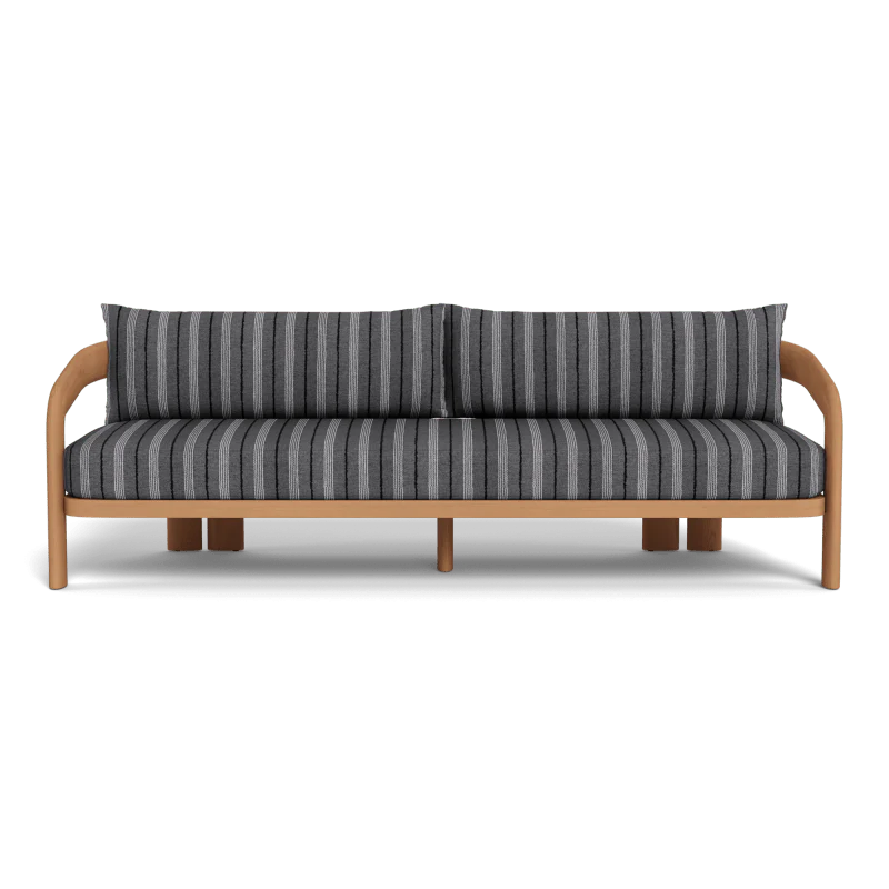 Chloe Teak 3 Seat Sofa - Image 58