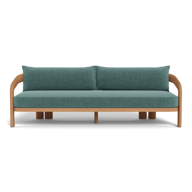 Chloe Teak 3 Seat Sofa - Image 77
