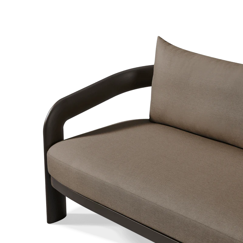 Chloe Aluminum 3 Seat Sofa - Image 10