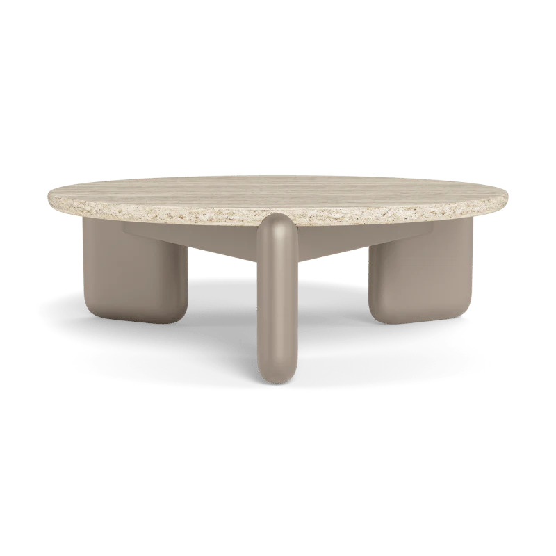 Chloe Aluminum Round Coffee Table - Image 11