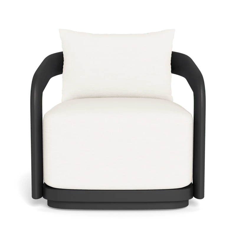 Chloe Aluminum Swivel Lounge Chair - Image 11