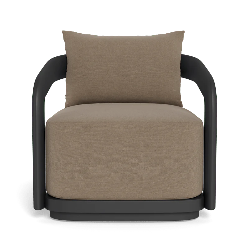 Chloe Aluminum Swivel Lounge Chair - Image 13