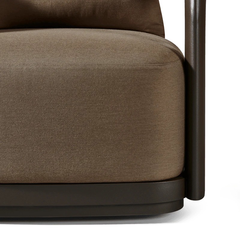 Chloe Aluminum Swivel Lounge Chair - Image 7