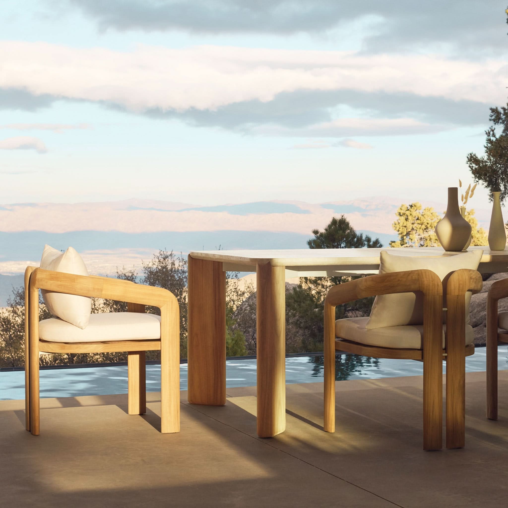Chloe Teak Dining Chair - Image 9