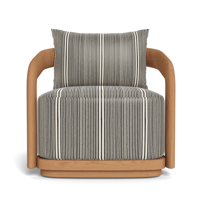 Chloe Teak Swivel Lounge Chair - Image 16