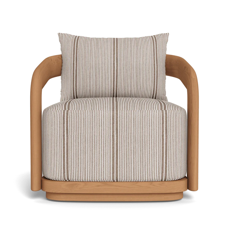Chloe Teak Swivel Lounge Chair - Image 17