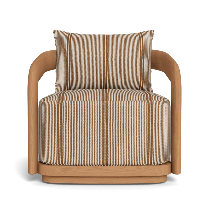 Chloe Teak Swivel Lounge Chair - Image 18