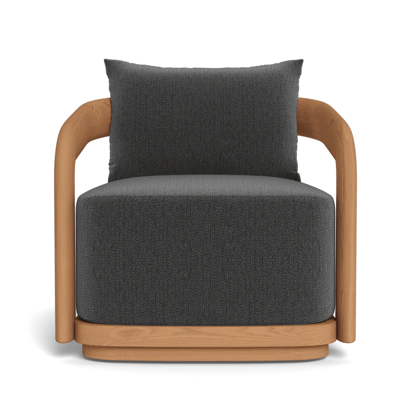 Chloe Teak Swivel Lounge Chair - Image 19