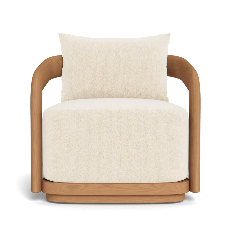 Chloe Teak Swivel Lounge Chair - Image 22