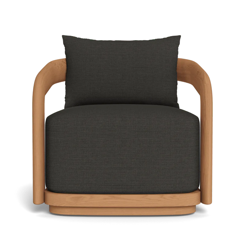 Chloe Teak Swivel Lounge Chair - Image 25