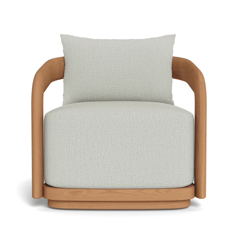 Chloe Teak Swivel Lounge Chair - Image 35