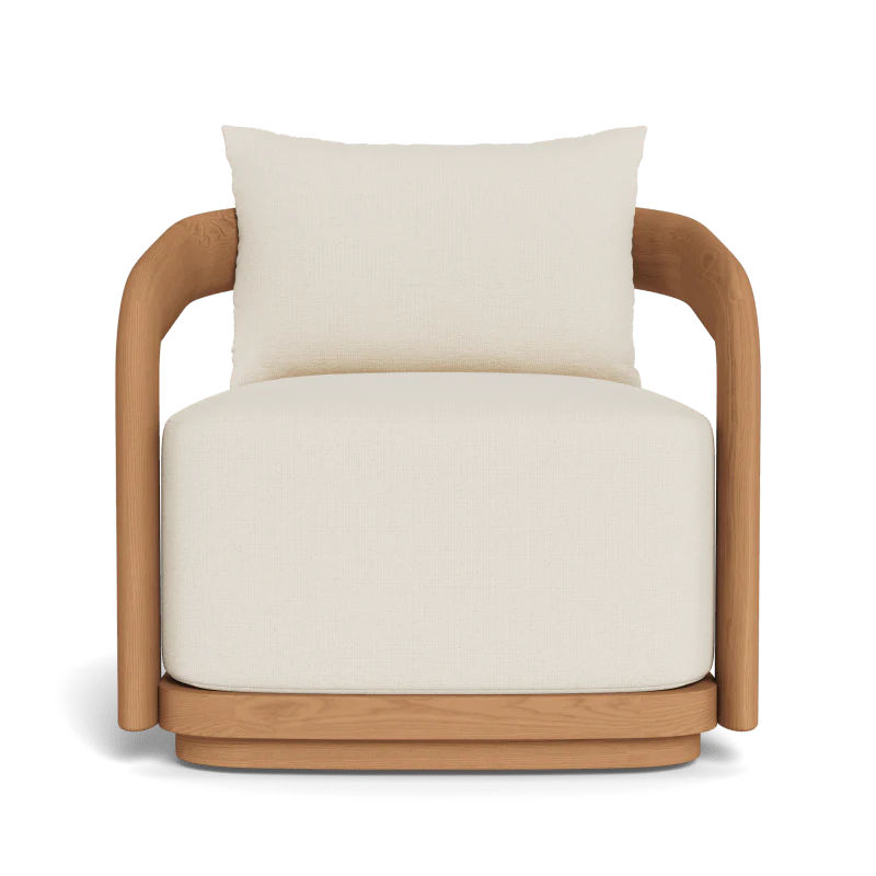 Chloe Teak Swivel Lounge Chair - Image 45