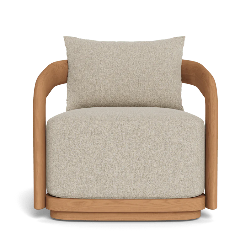Chloe Teak Swivel Lounge Chair - Image 47