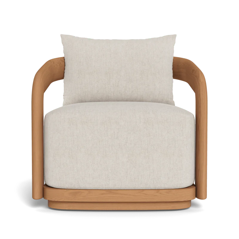 Chloe Teak Swivel Lounge Chair - Image 55
