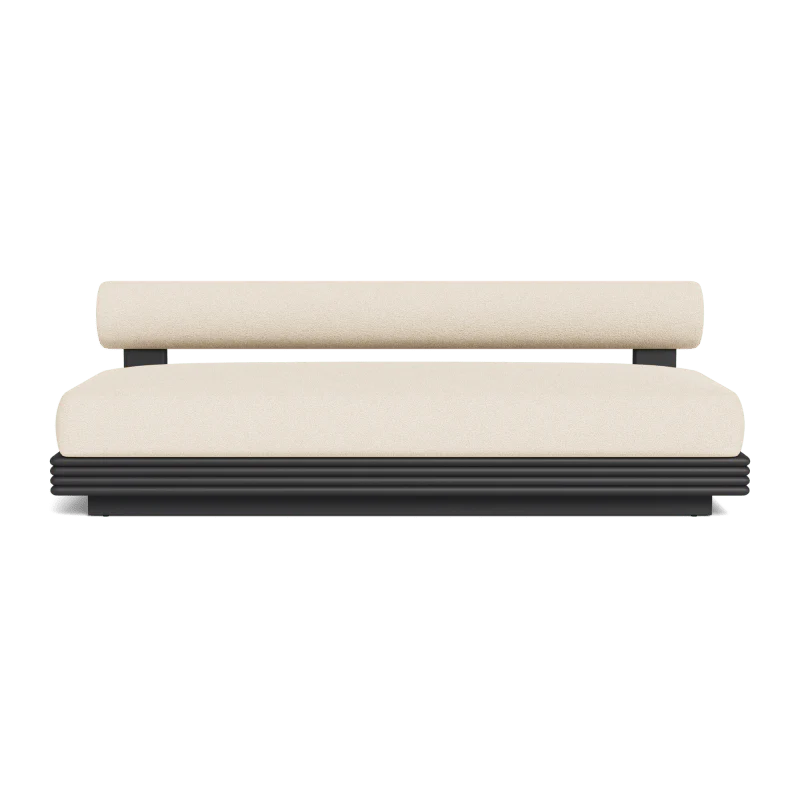 Collins Aluminum 2 Seat Armless Sofa - Image 17