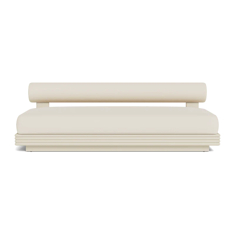 Collins Aluminum 2 Seat Armless Sofa - Image 34