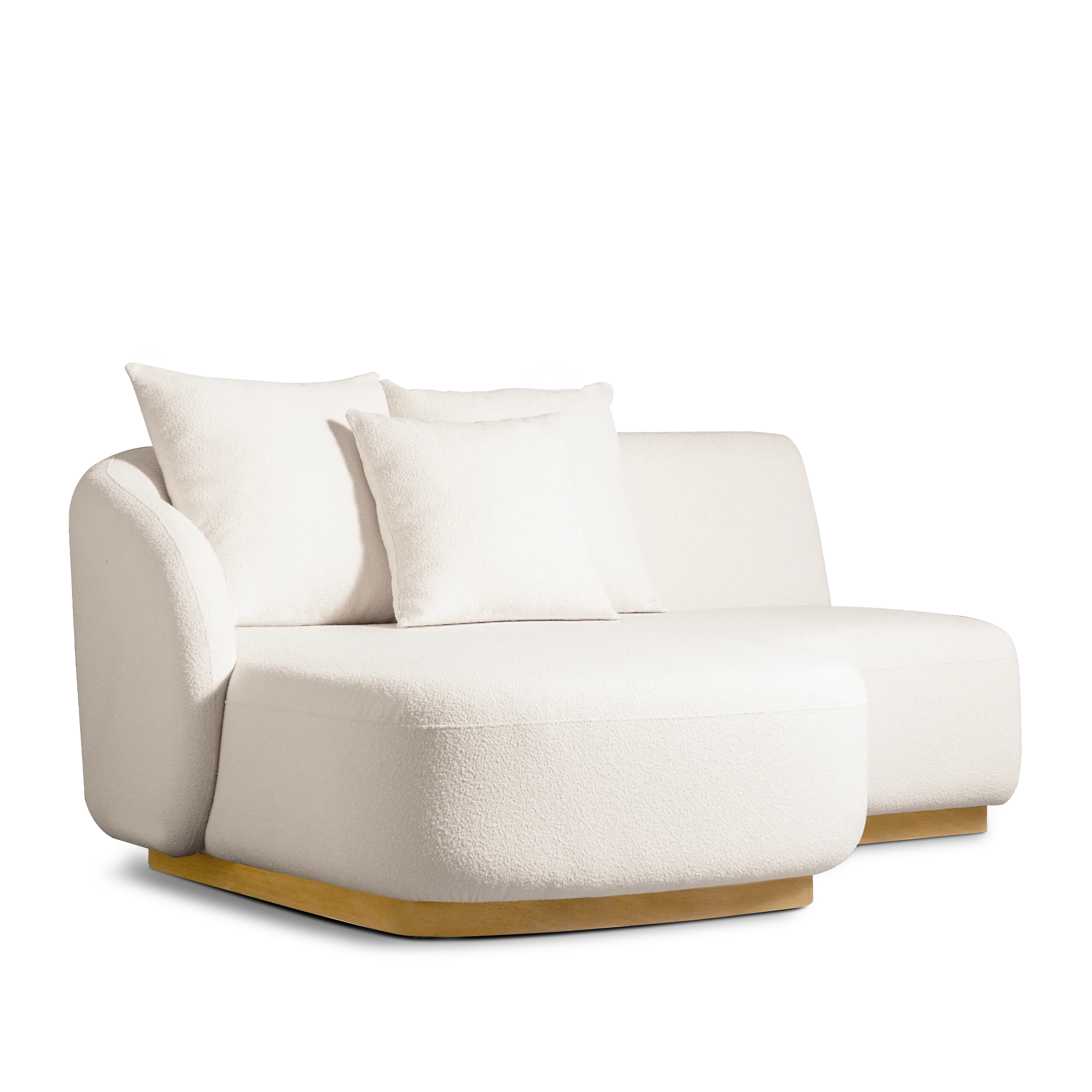 Como Curved Chaise Left - Image 3