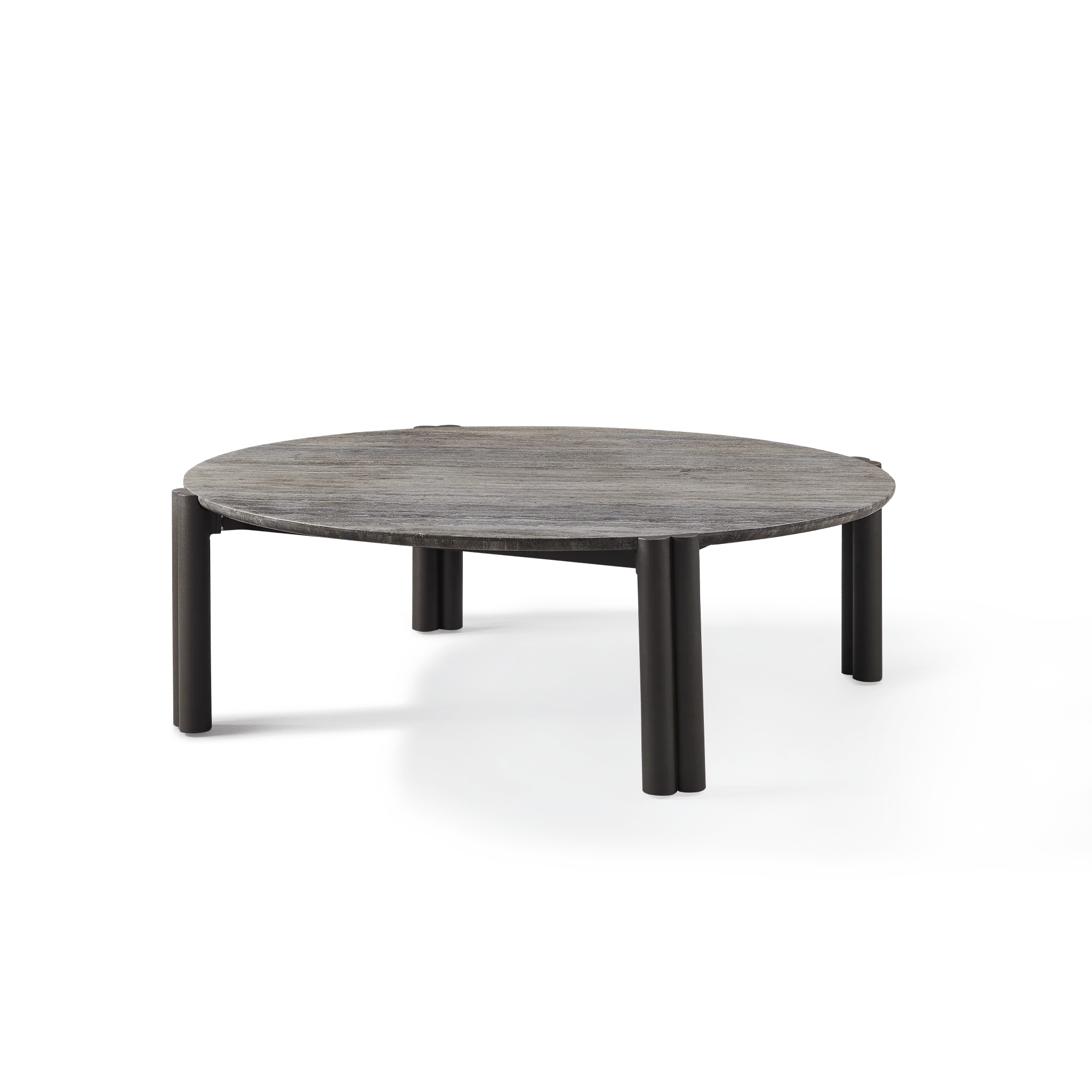 Cove Aluminum Round Coffee Table - Image 3