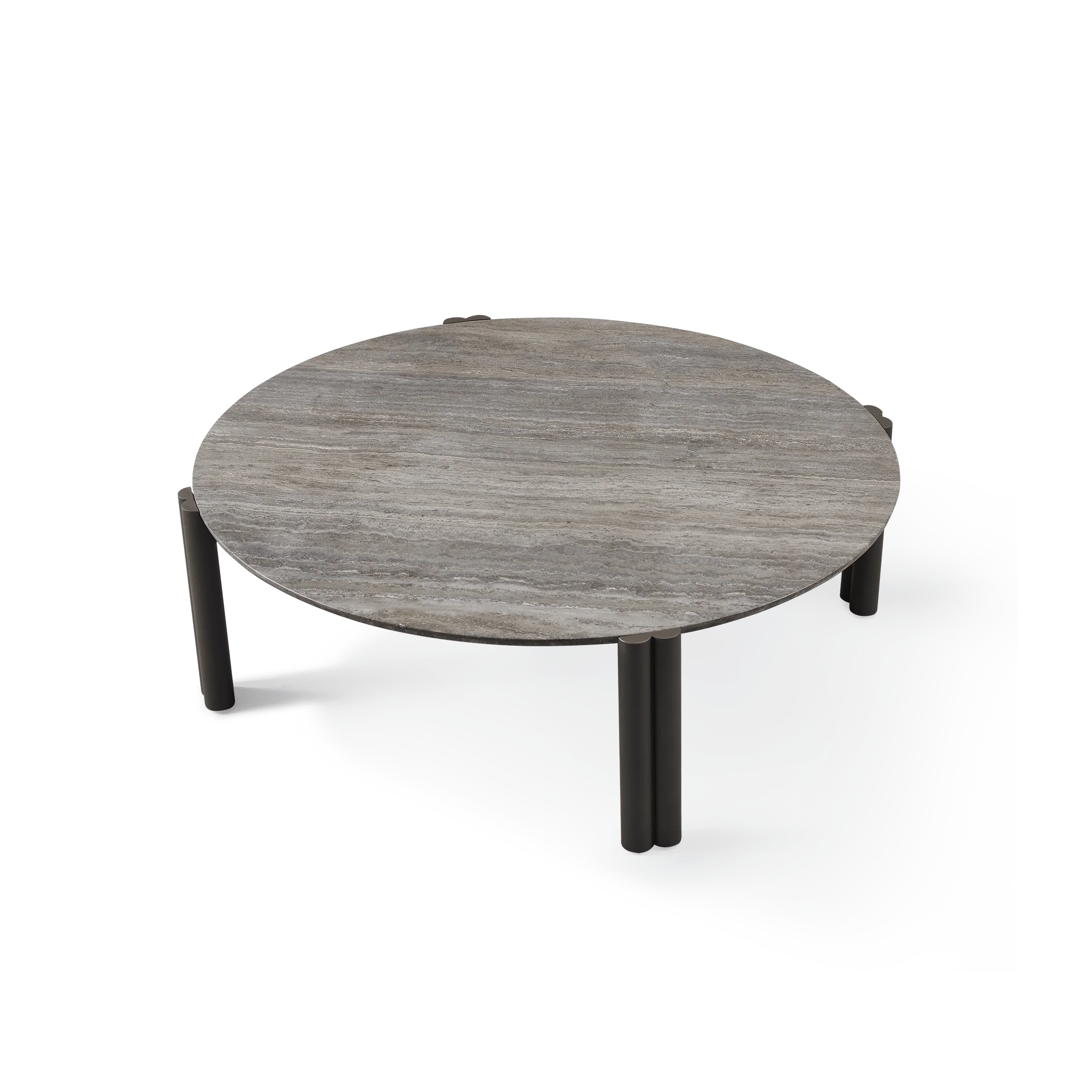 Cove Aluminum Round Coffee Table - Image 4