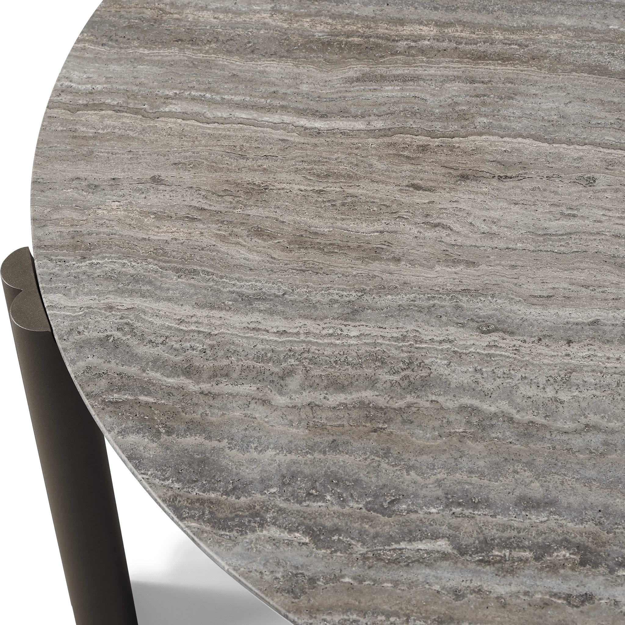 Cove Aluminum Round Coffee Table - Image 5