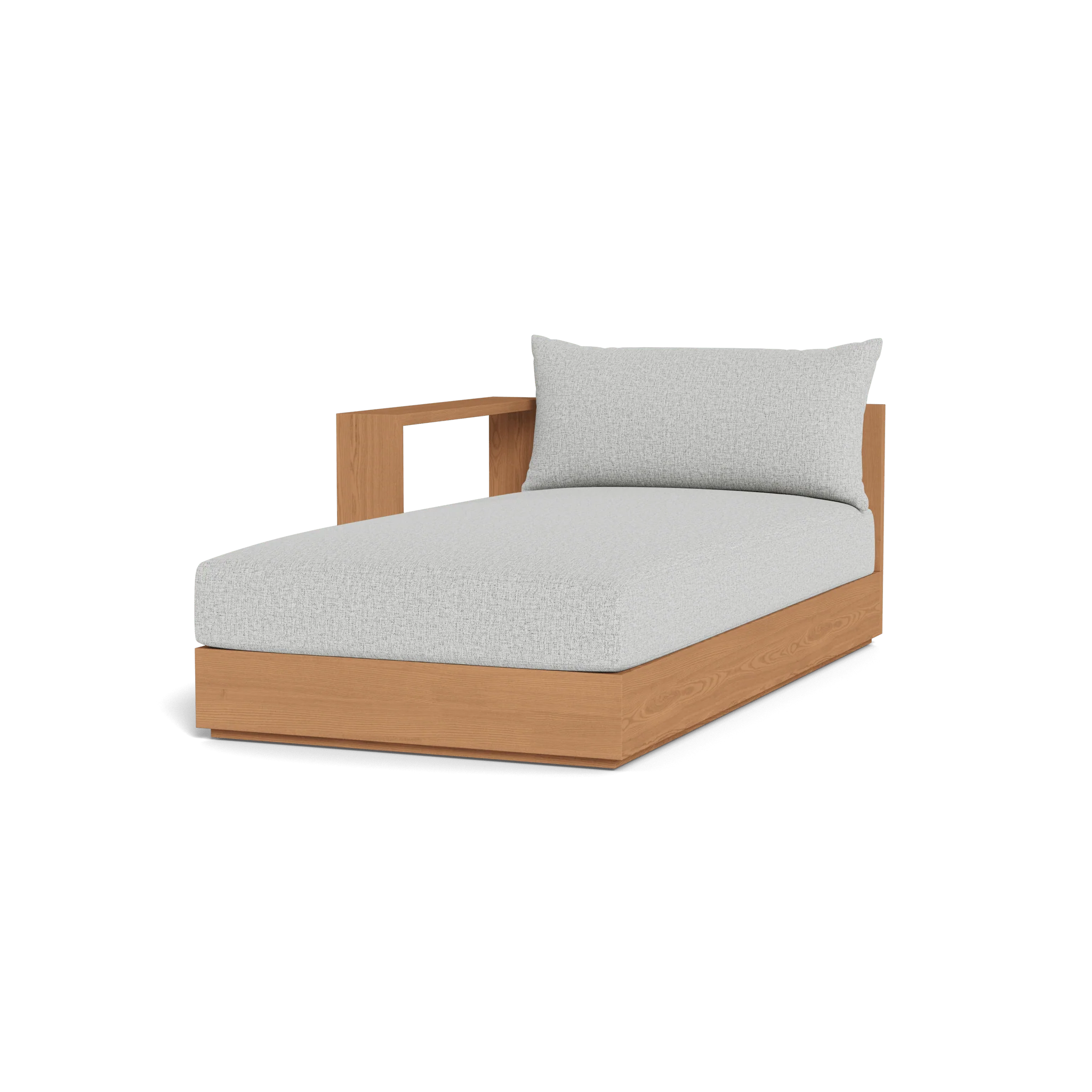 Hayman Teak Chaise Left - Image 3