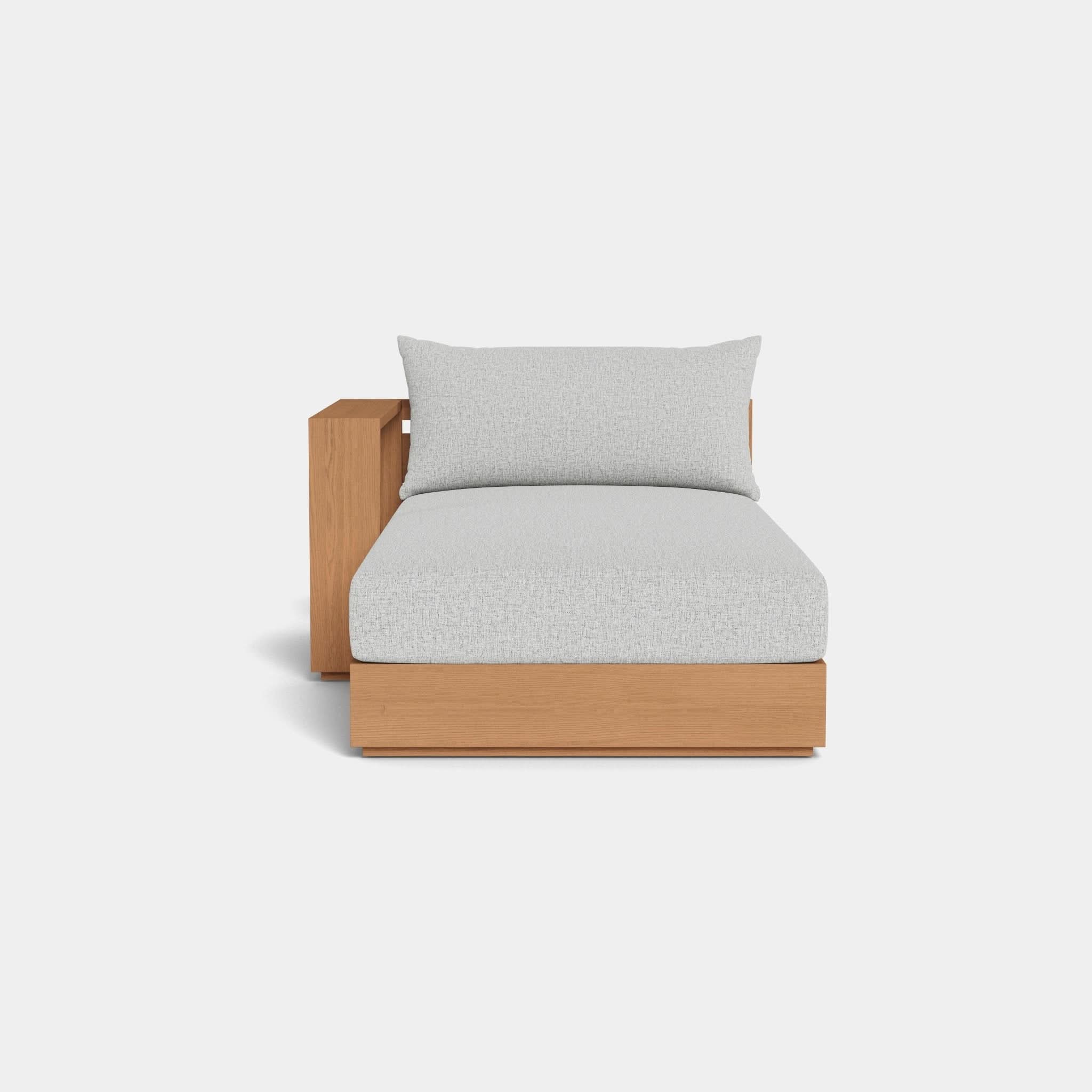 Hayman Teak Chaise Left - Image 4