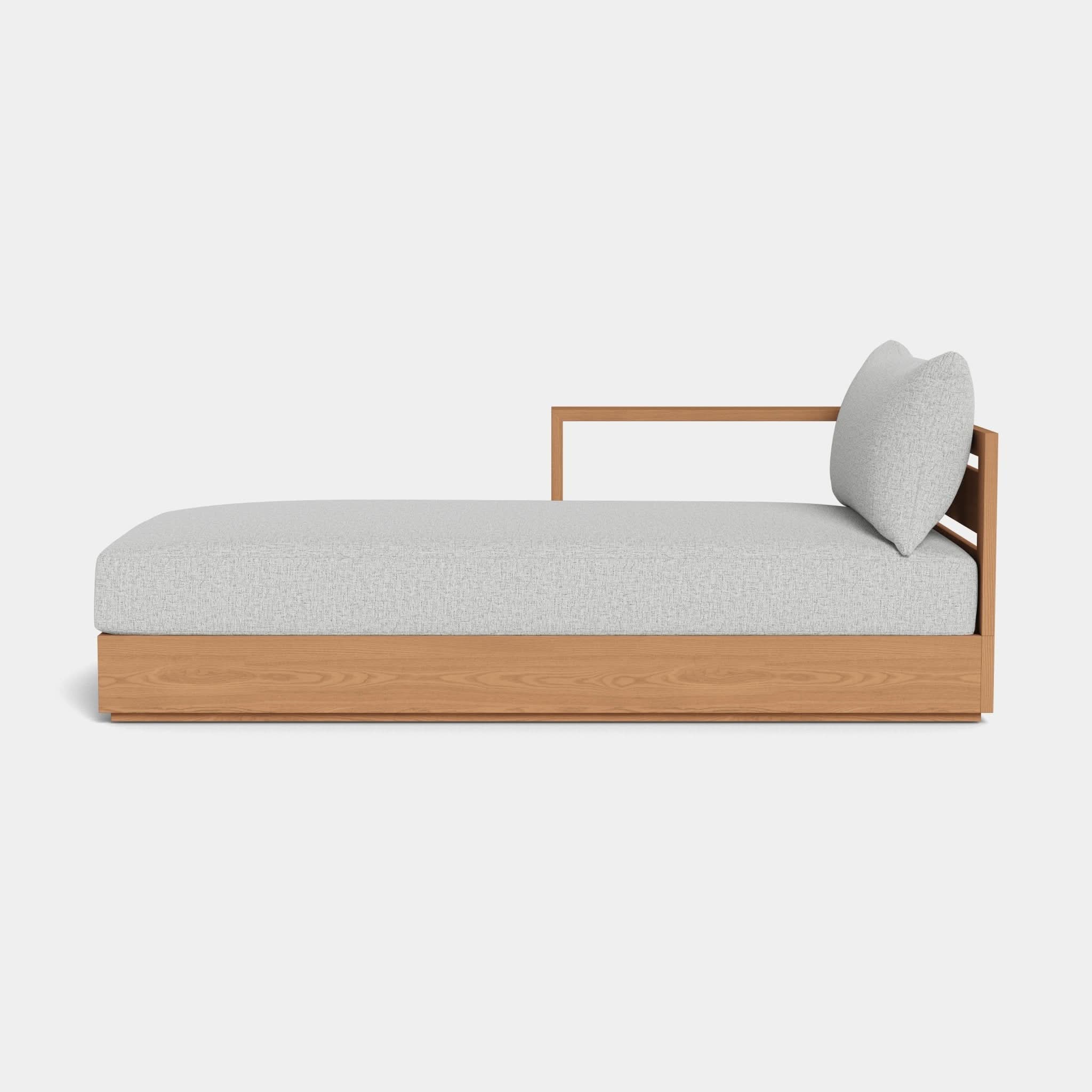 Hayman Teak Chaise Left - Image 5