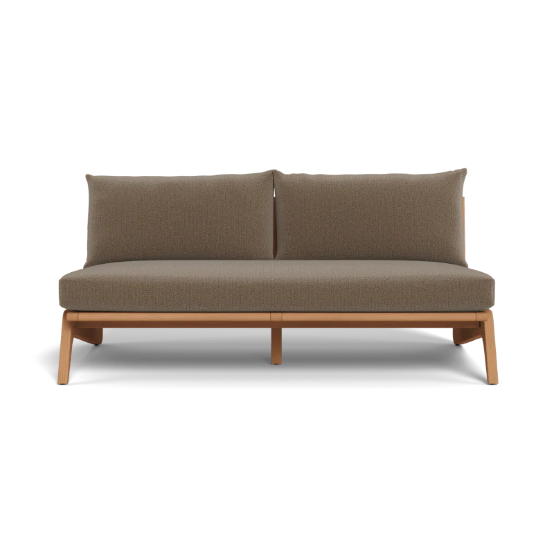 Mlb Teak 2 Seat Armless Sofa - Image 34