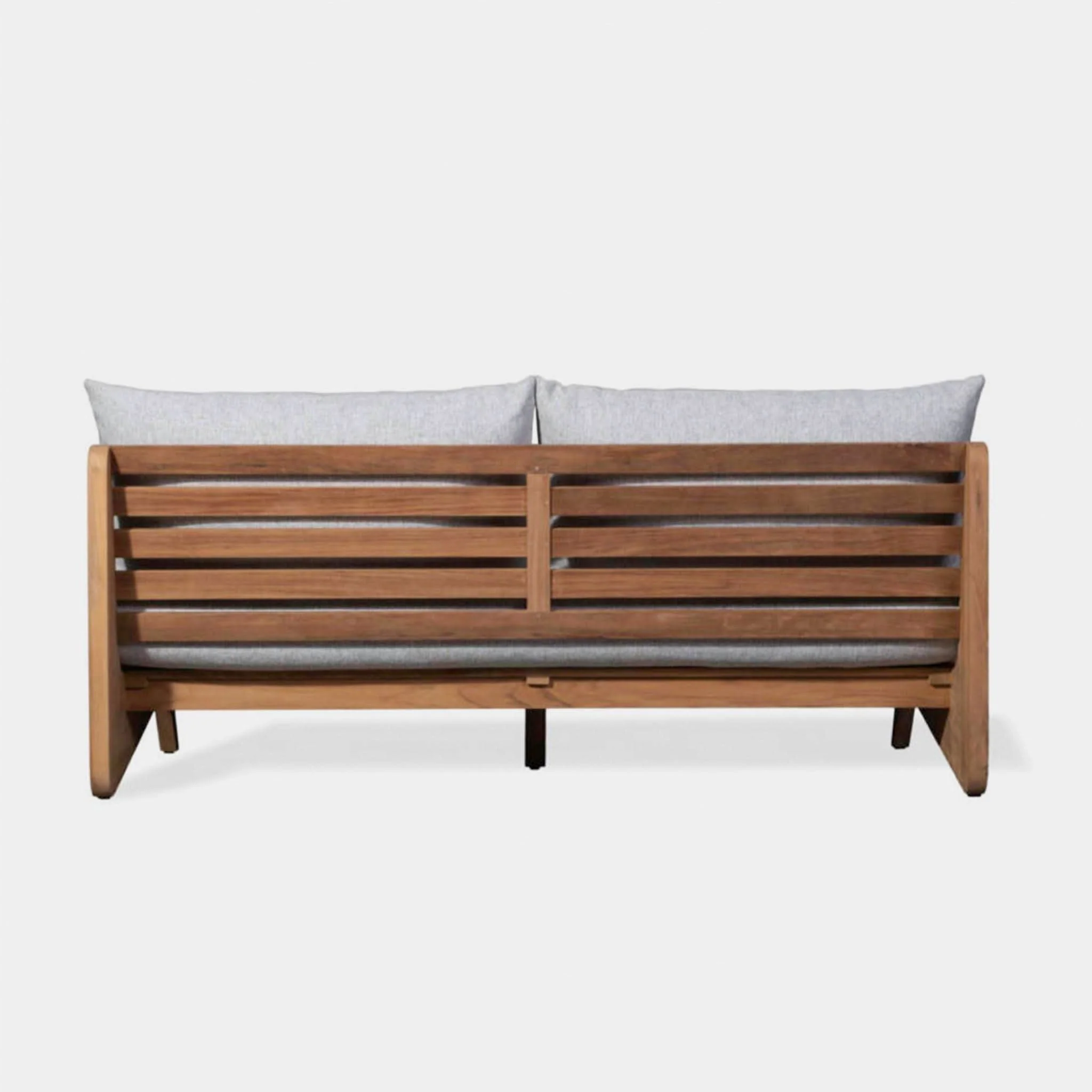 Mlb Teak 2 Seat Armless Sofa - Image 5
