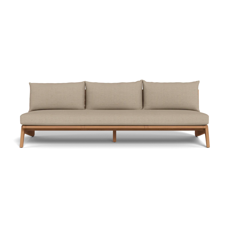 Mlb Teak 3 Seat Armless Sofa - Image 41