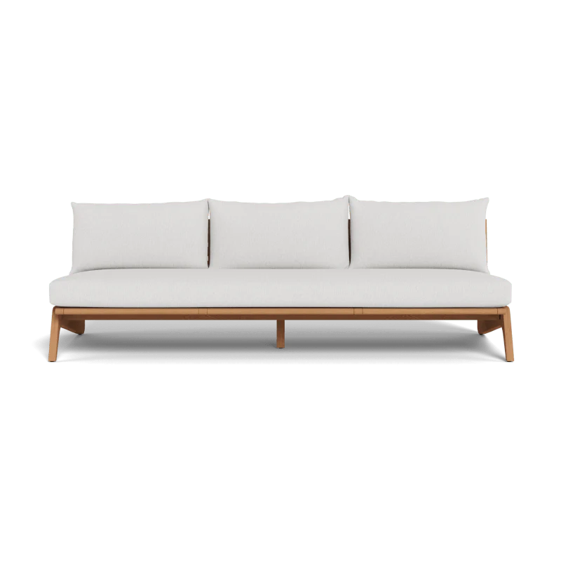 Mlb Teak 3 Seat Armless Sofa - Image 52