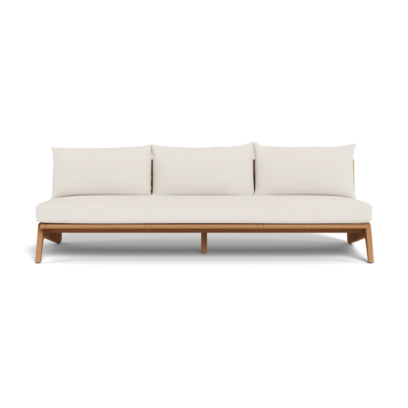Mlb Teak 3 Seat Armless Sofa - Image 59