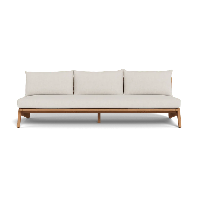 Mlb Teak 3 Seat Armless Sofa - Image 64