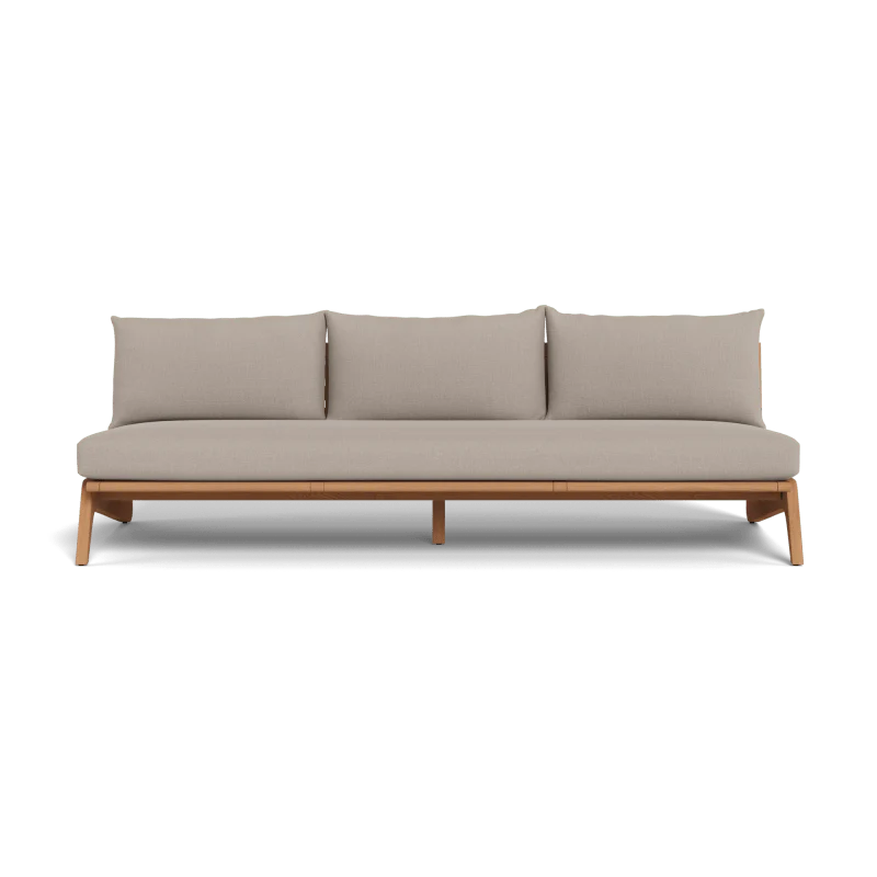 Mlb Teak 3 Seat Armless Sofa - Image 86