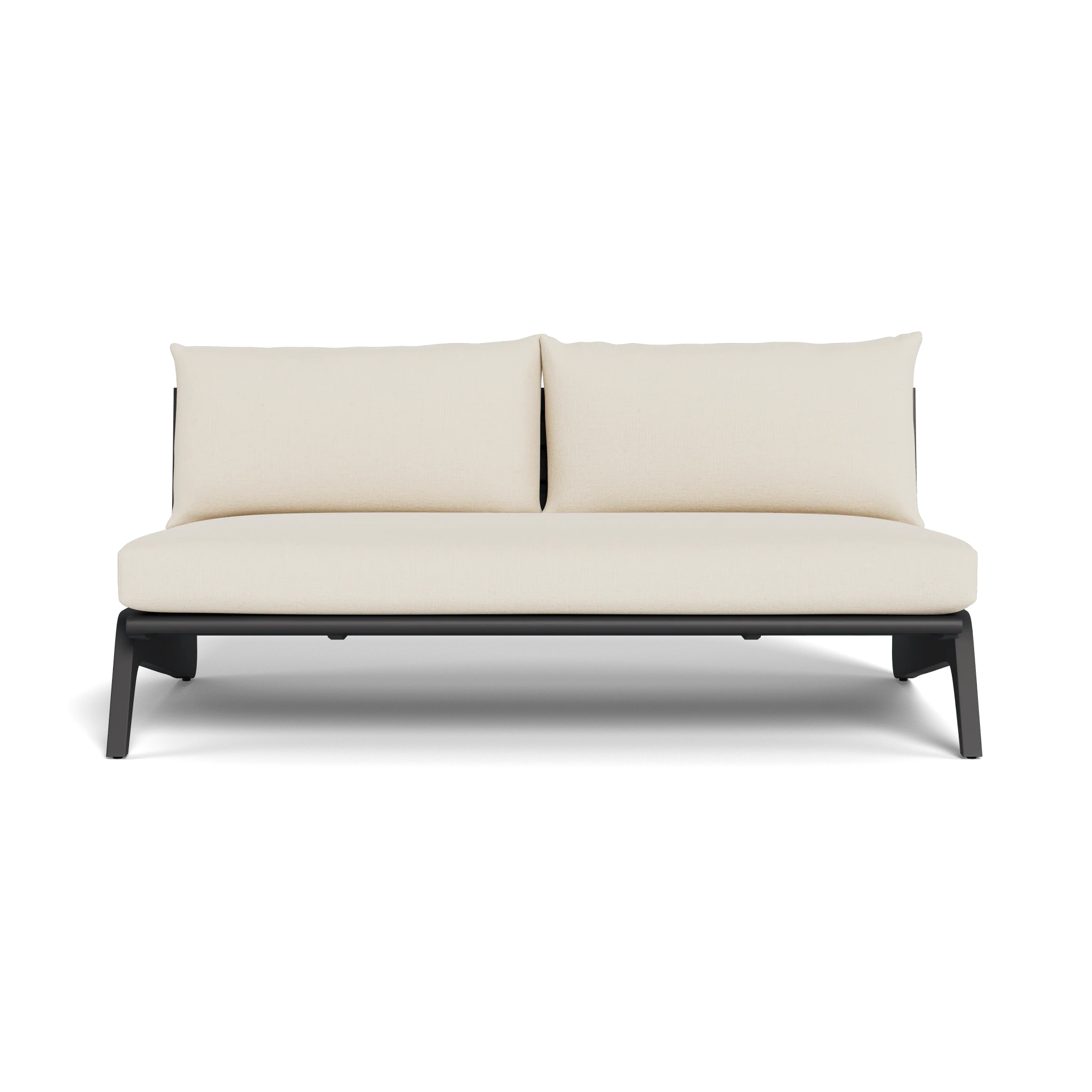 MLB Aluminum 2 Seat Armless Sofa - Image 14