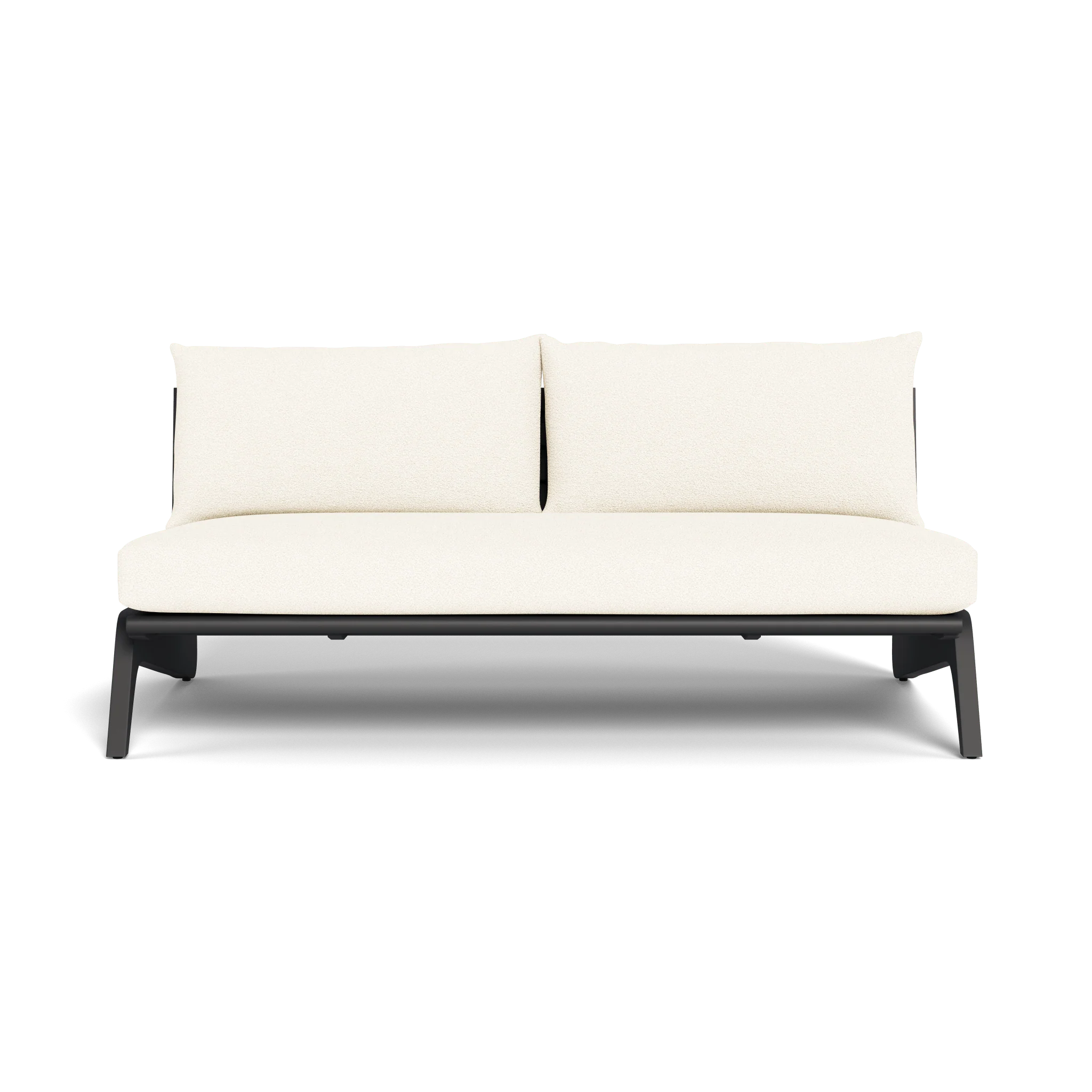 MLB Aluminum 2 Seat Armless Sofa - Image 17