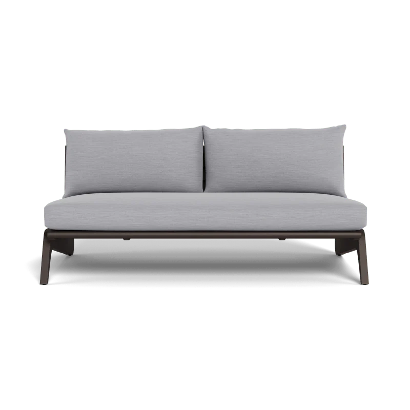 MLB Aluminum 2 Seat Armless Sofa - Image 34