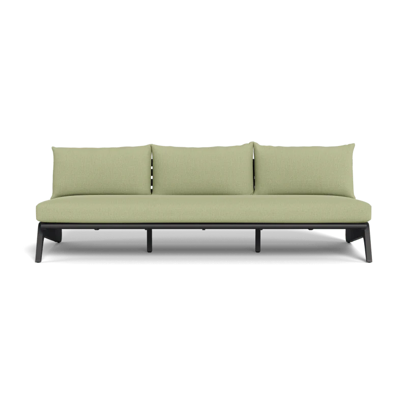 MLB Aluminum 3 Seat Armless Sofa - Image 56