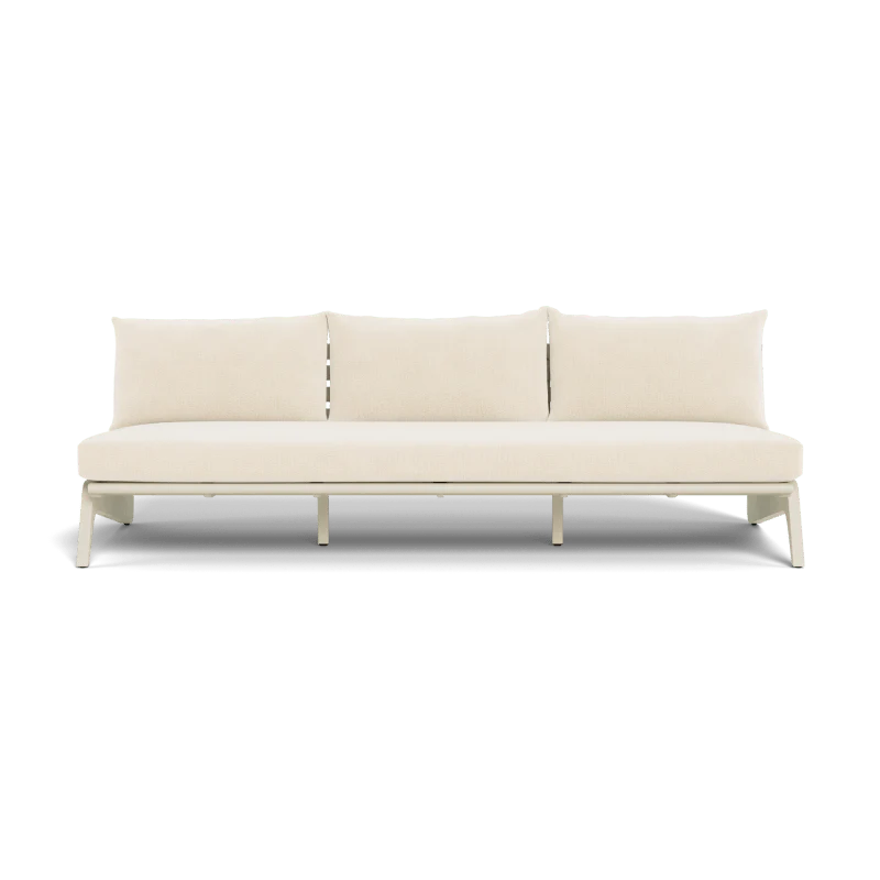 MLB Aluminum 3 Seat Armless Sofa - Image 73