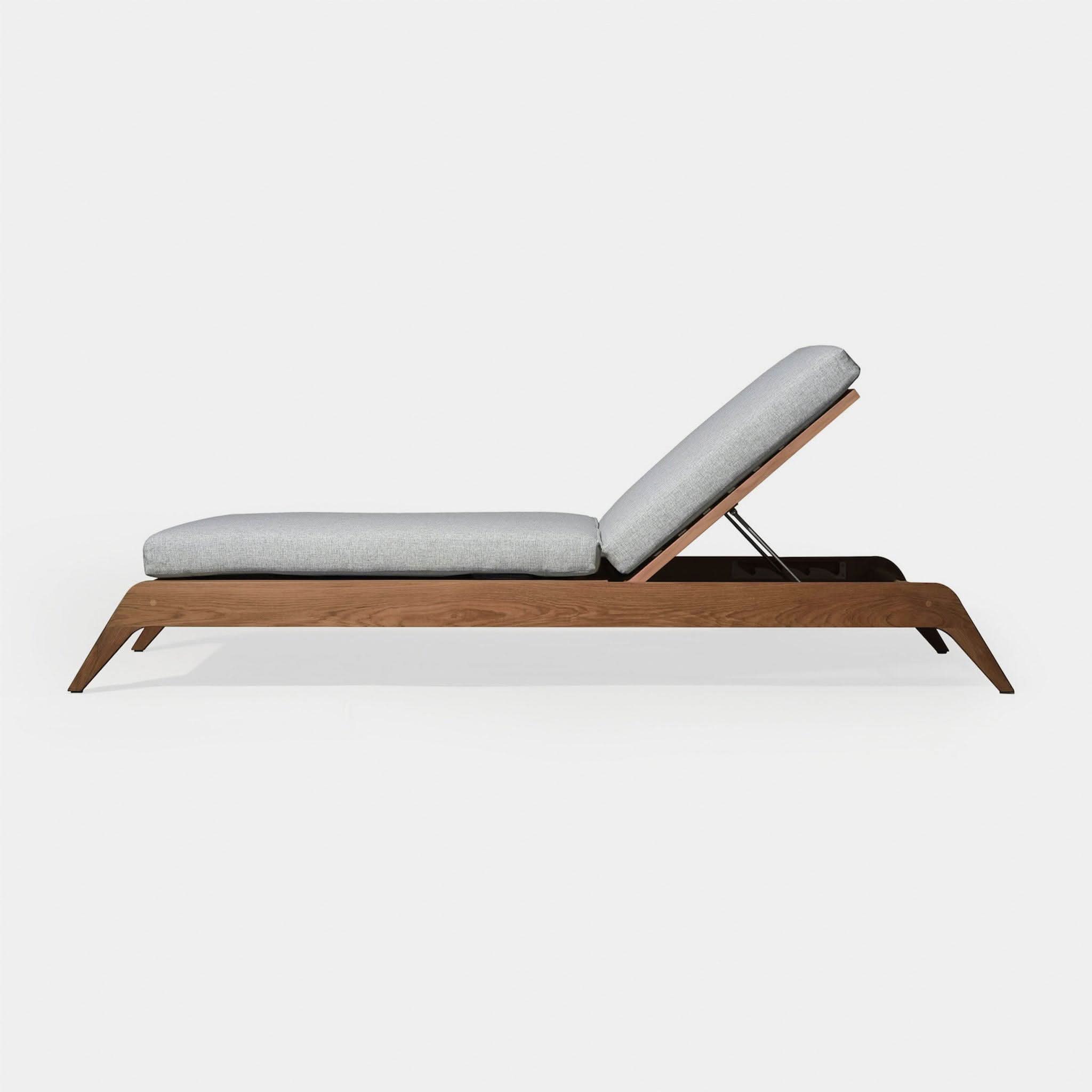 Mlb Teak Slatted Sun Lounge - Image 3