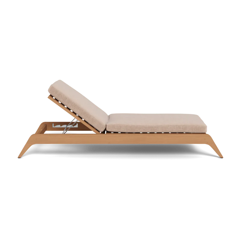 Mlb Teak Slatted Sun Lounge - Image 35