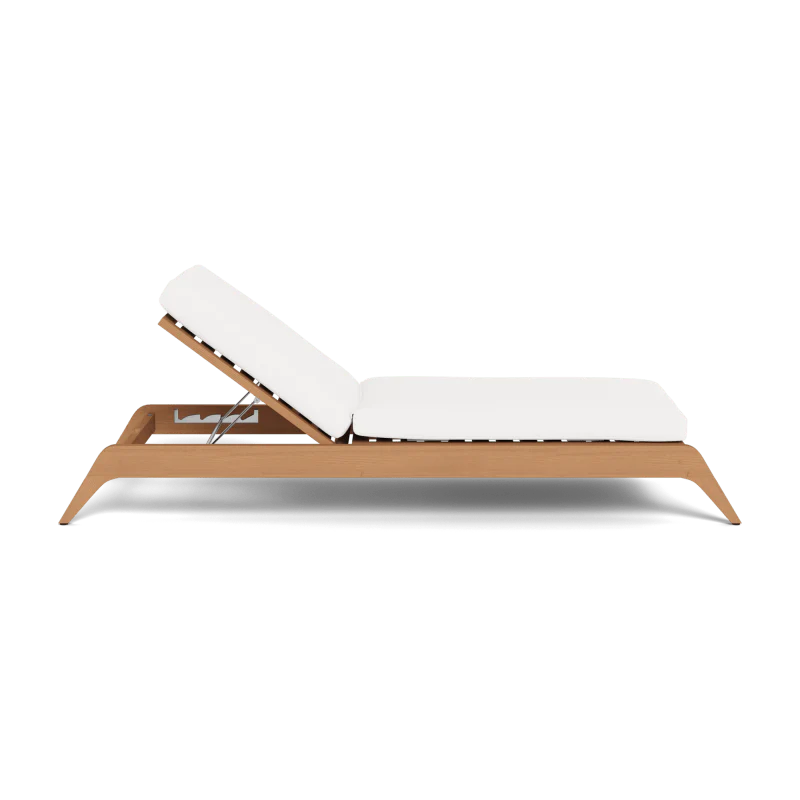 Mlb Teak Slatted Sun Lounge - Image 55