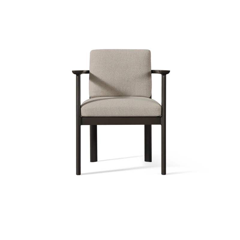 Newport Aluminum Barrel Dining Chair