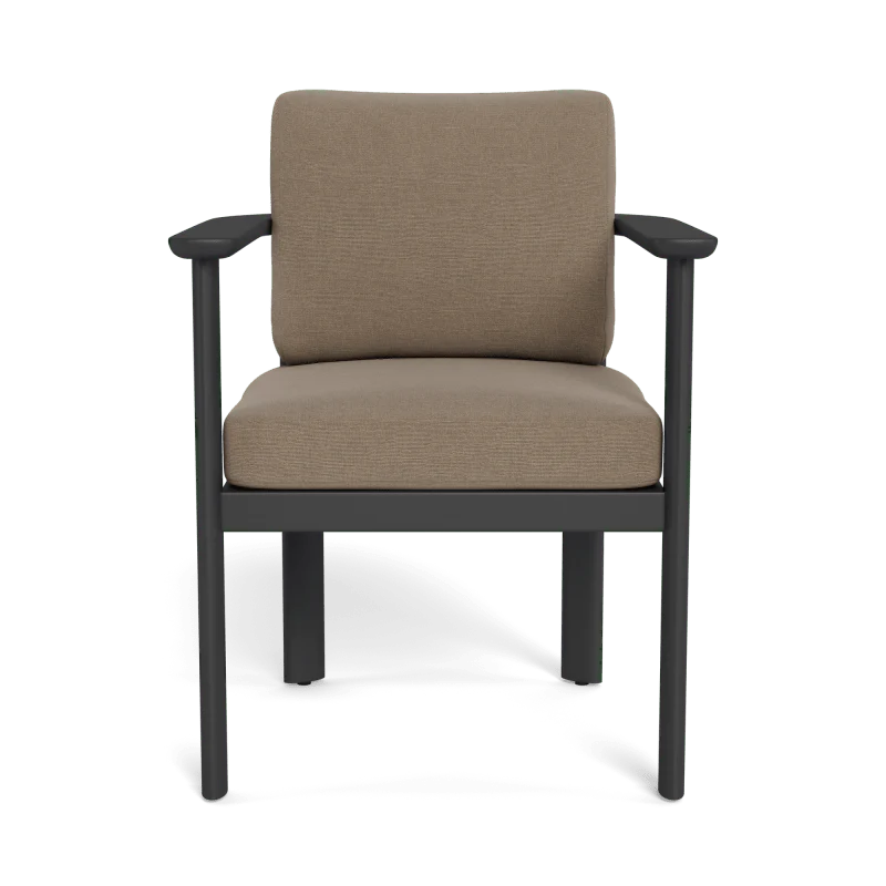 Newport Aluminum Barrel Dining Chair - Image 11