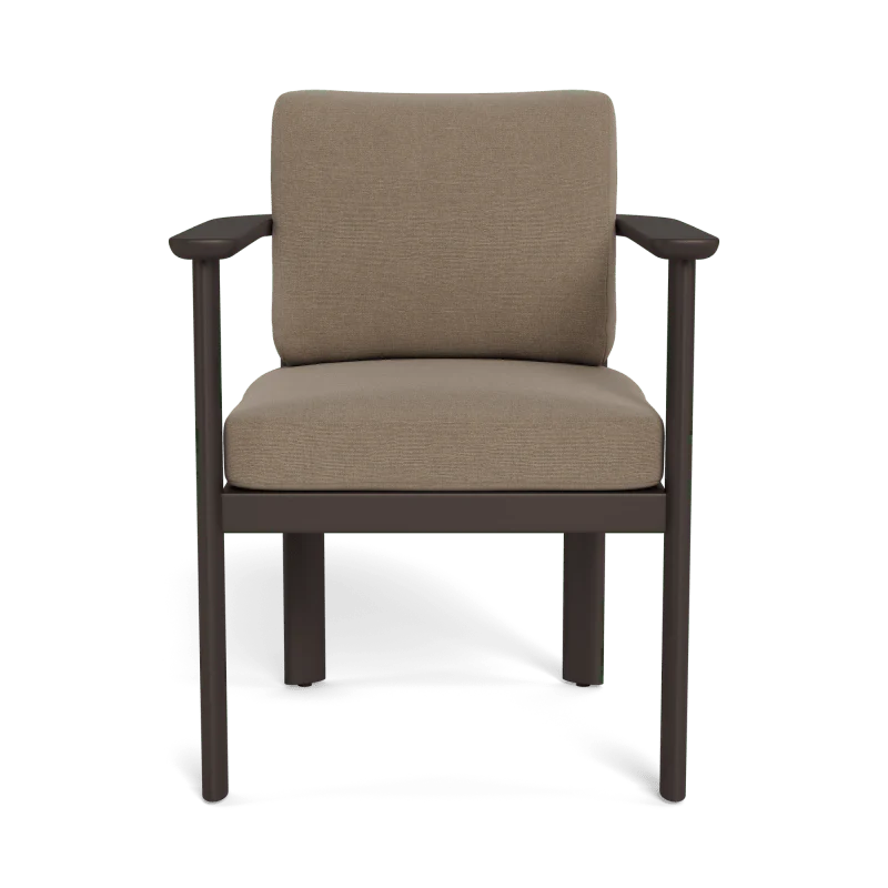 Newport Aluminum Barrel Dining Chair - Image 37