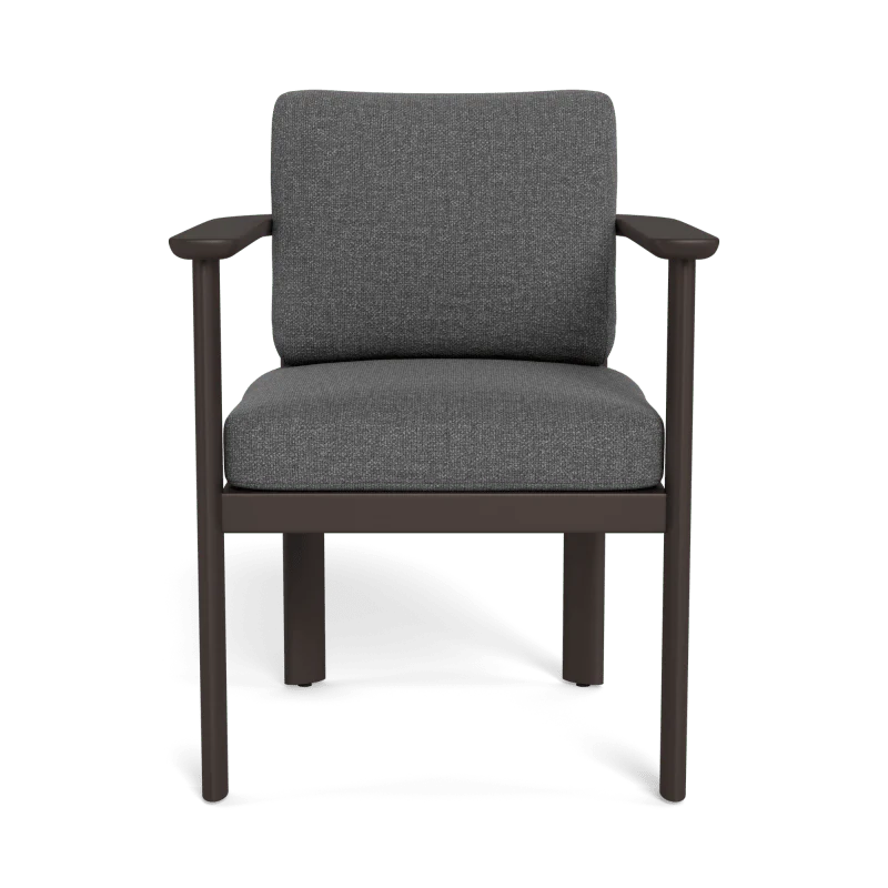 Newport Aluminum Barrel Dining Chair - Image 46