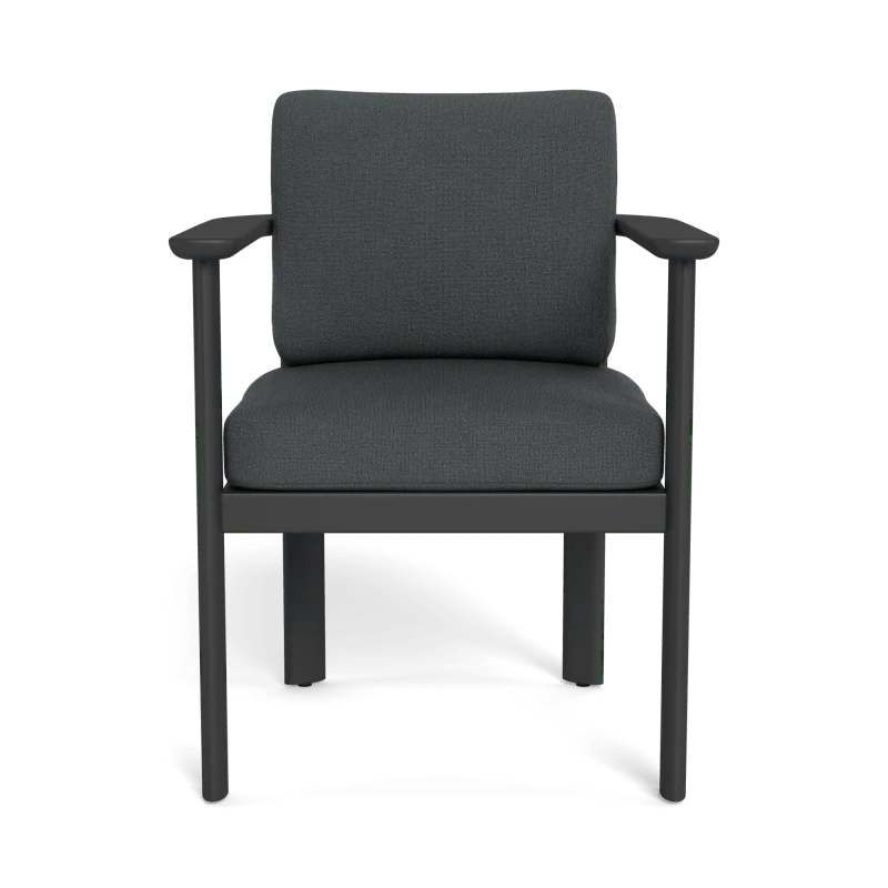 Newport Aluminum Barrel Dining Chair - Image 86